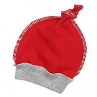 Šilta (su pūkeliu) kepurė kūdikiui "Kalėdos"